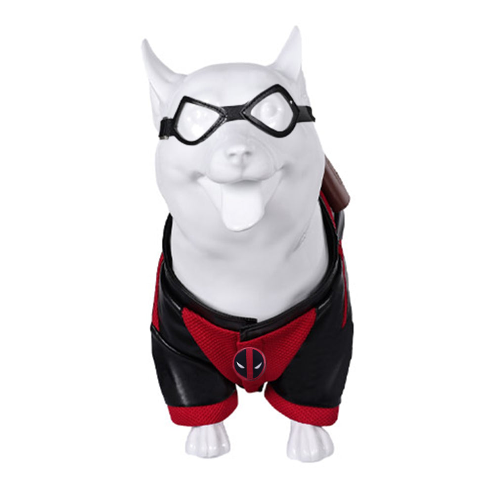 Deadpool & Wolverine 2024 Wade Wilson Pet Dog Red Outfit Cosplay Costume