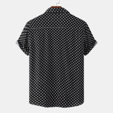 Movie Road House 2024 John Dalton Black Polka Dots Button Front Shirt Cosplay Costume Outfits Halloween Carnival Suit