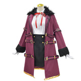 Anime Blue Archive The Animation Rikuhachima Aru Women Purple Suit Cosplay Costume