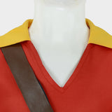Beauty and the Beast Gaston Kids Children Red Outfit Cosplay Costume Outfits Halloween Carnival Suit