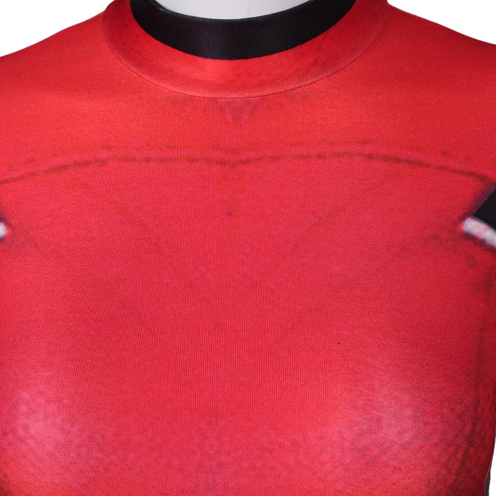 Deadpool & Wolverine 2024 Ladypool Women Red Swimsuit Cosplay Costume Outfits Halloween Carnival Suit