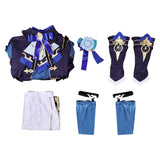 Game Genshin Impact Lantern Rite Xingqiu Blue Outfit Cosplay Costume Outfits Halloween Carnival Suit