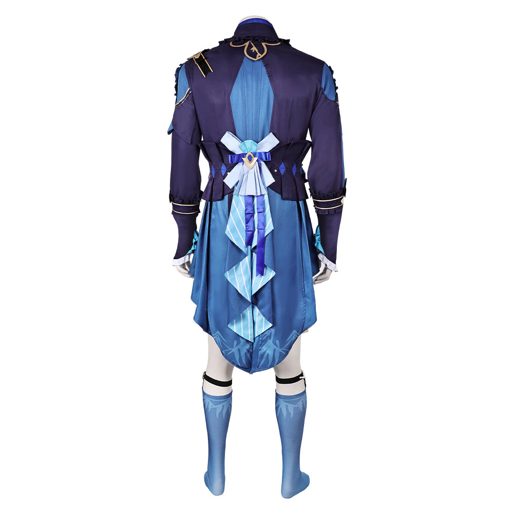 Game Genshin Impact Lantern Rite Xingqiu Blue Outfit Cosplay Costume Outfits Halloween Carnival Suit