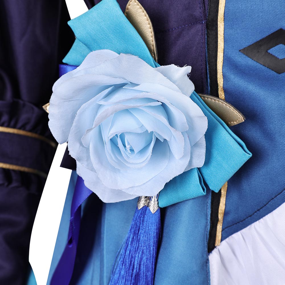 Game Genshin Impact Lantern Rite Xingqiu Blue Outfit Cosplay Costume Outfits Halloween Carnival Suit
