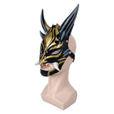 Game Genshin Impact Xiao Cosplay Latex Masks Halloween Party Costume Props