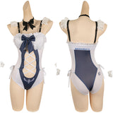 Game Stellar Blade Eve Women White Ocean Maid Swimsuit Cosplay Costume Outfits Halloween Carnival Suit