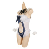 Game Stellar Blade Eve Women White Ocean Maid Swimsuit Cosplay Costume Outfits Halloween Carnival Suit