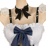 Game Stellar Blade Eve Women White Ocean Maid Swimsuit Cosplay Costume Outfits Halloween Carnival Suit