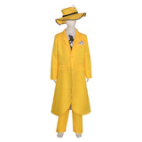 Game The Mask Jim Carrey Stanley Ipkiss Kids Children Yellow Outfit Cosplay Costume