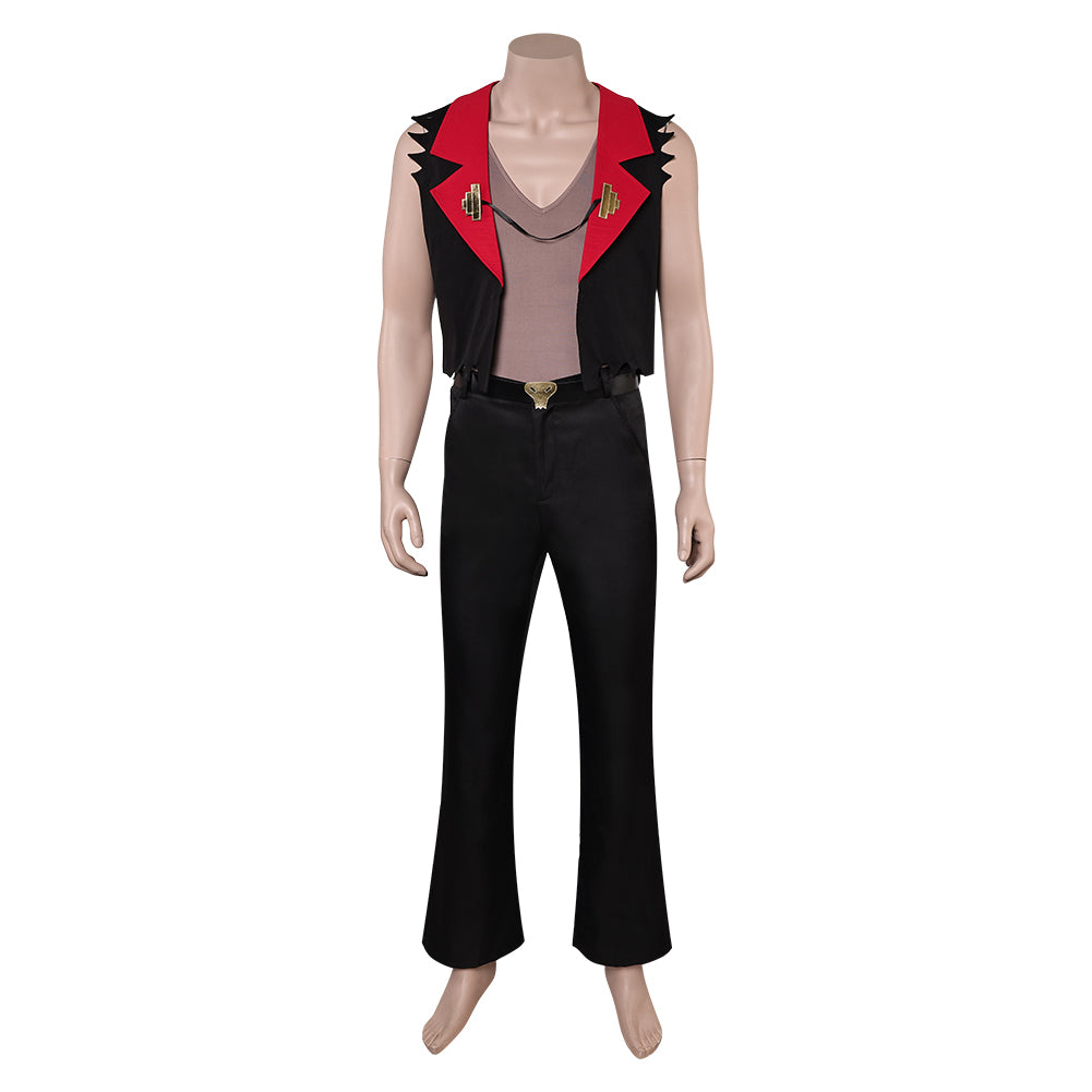 Helluva Boss Hazbin Hotel Satan Black Outfit Cosplay Costume Outfits Halloween Carnival Suit