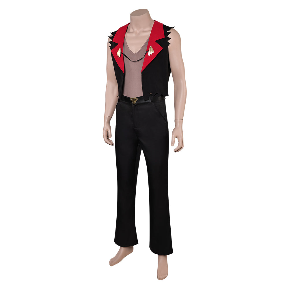 Helluva Boss Hazbin Hotel Satan Black Outfit Cosplay Costume Outfits Halloween Carnival Suit