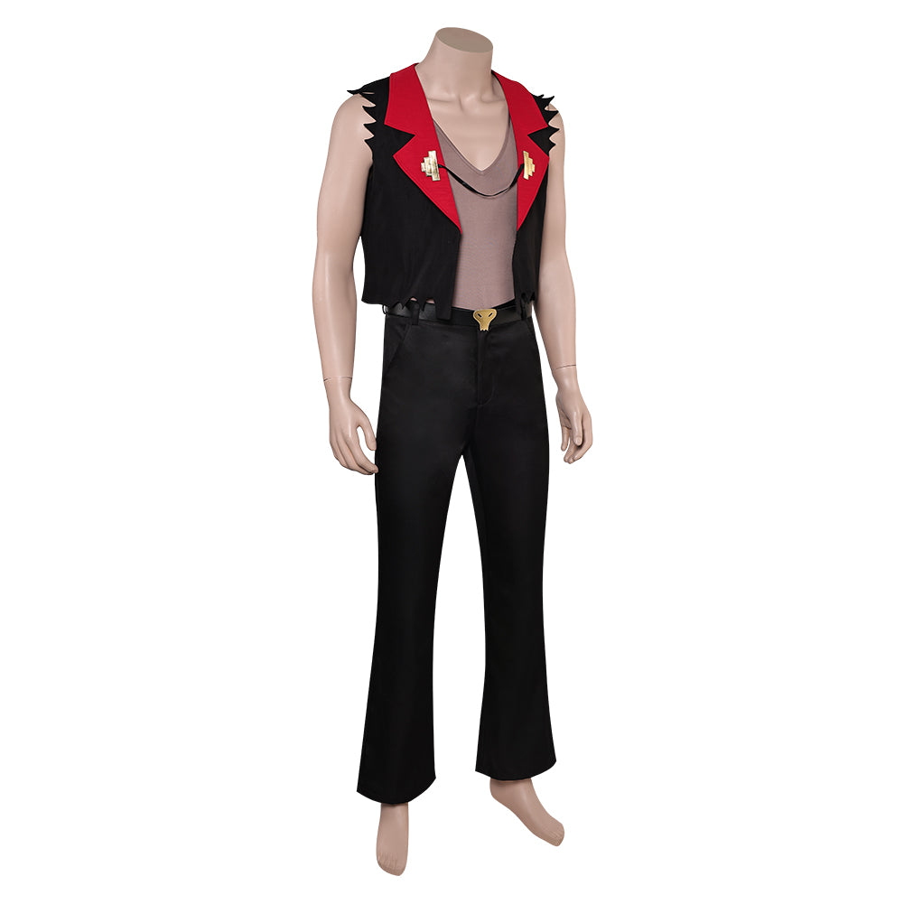 Helluva Boss Hazbin Hotel Satan Black Outfit Cosplay Costume Outfits Halloween Carnival Suit