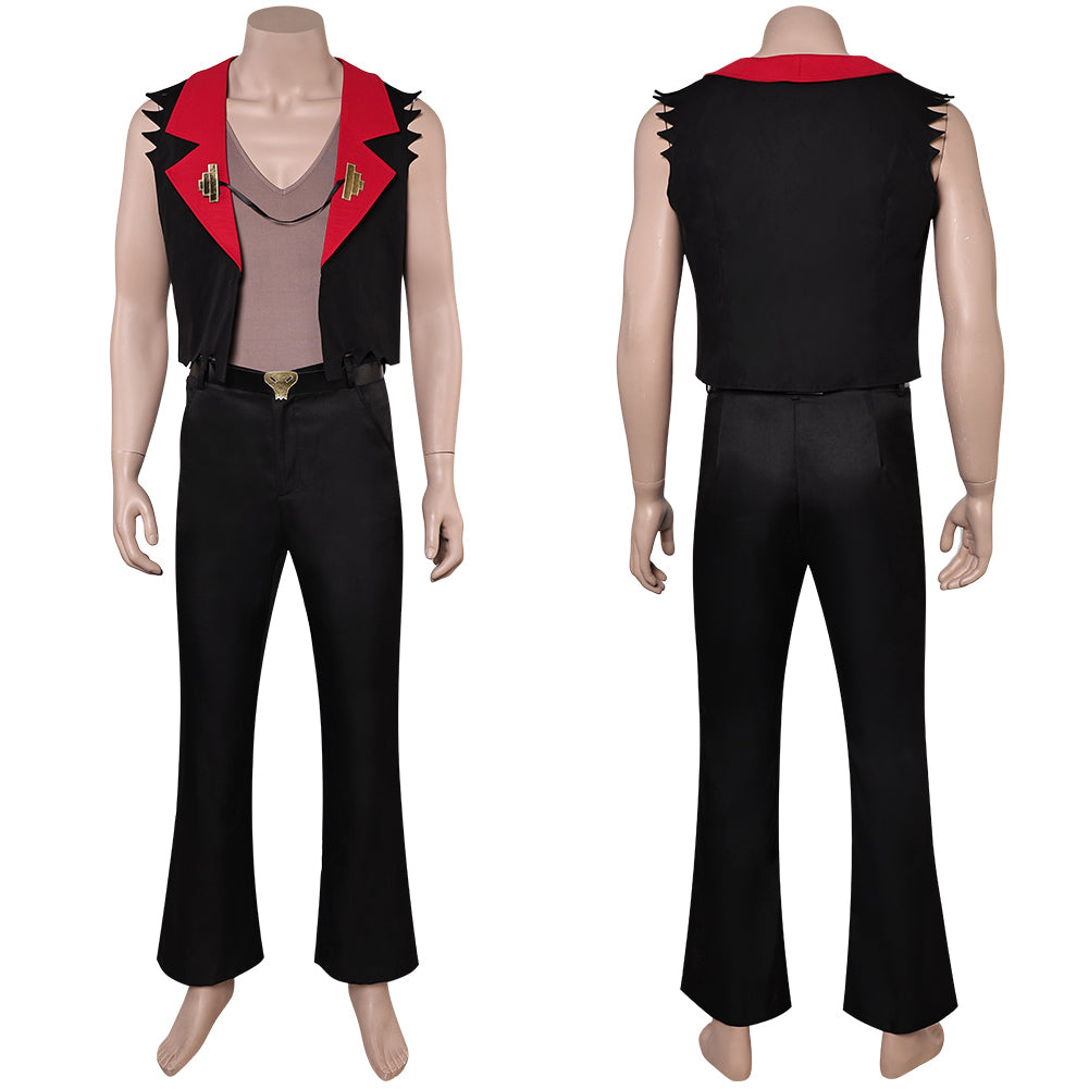 Helluva Boss Hazbin Hotel Satan Black Outfit Cosplay Costume Outfits Halloween Carnival Suit