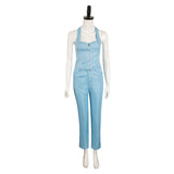 Movie MaXXXine 2024 Maxine Women Blue Outfit Cosplay Costume Outfits Halloween Carnival Suit