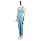 Movie MaXXXine 2024 Maxine Women Blue Outfit Cosplay Costume Outfits Halloween Carnival Suit