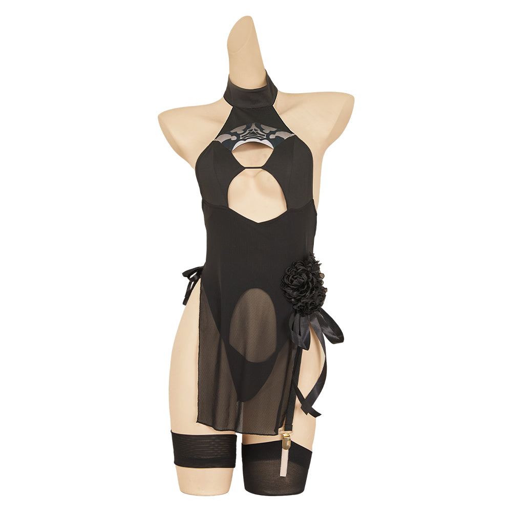 NieR: Automata 2B Women Cosplay Costume Outfits Halloween Carnival Suit