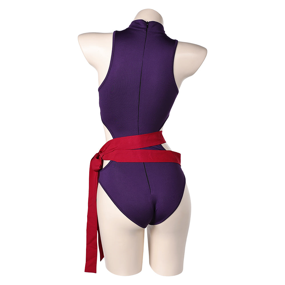 Psylocke Women Purple One-piece Swimsuit Cosplay Costume Outfits Halloween Carnival Suit