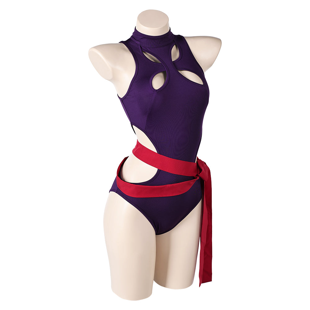 Psylocke Women Purple One-piece Swimsuit Cosplay Costume Outfits Halloween Carnival Suit