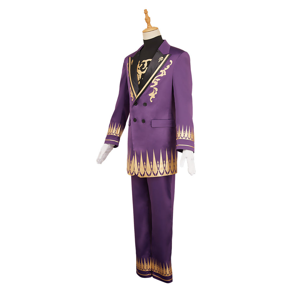 Ran Haitani Purple Outfit Cosplay Costume Outfits Halloween Carnival Suit