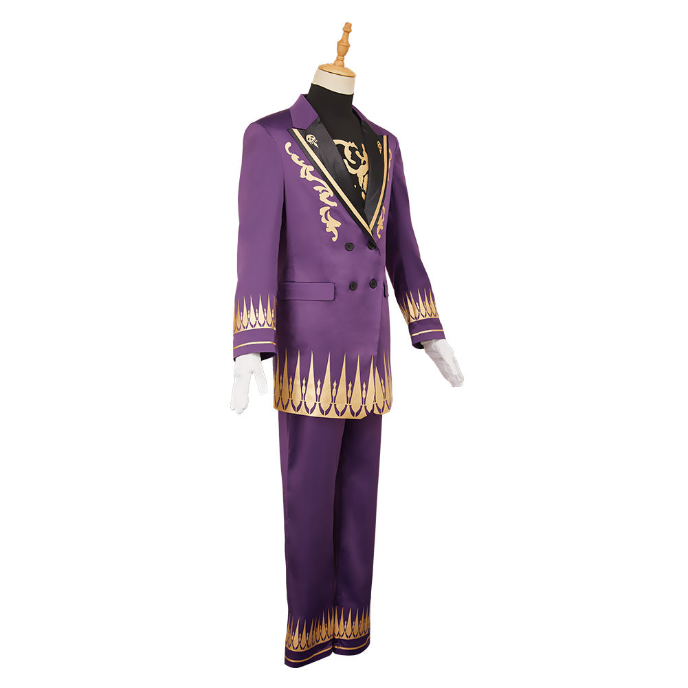 Ran Haitani Purple Outfit Cosplay Costume Outfits Halloween Carnival Suit
