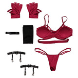 Scarlet Witch Women Red Bikini Set Swimsuit Cosplay Costume Outfits Halloween Carnival Suit