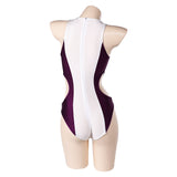 She-Hulk Jennifer Walters Women White And Purple One-piece Swimsuit Cosplay Costume