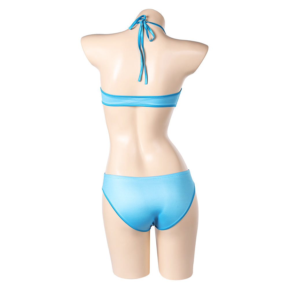 Susan Storm Women Blue Bikini Set Swimsuit Cosplay Costume Outfits Halloween Carnival Suit