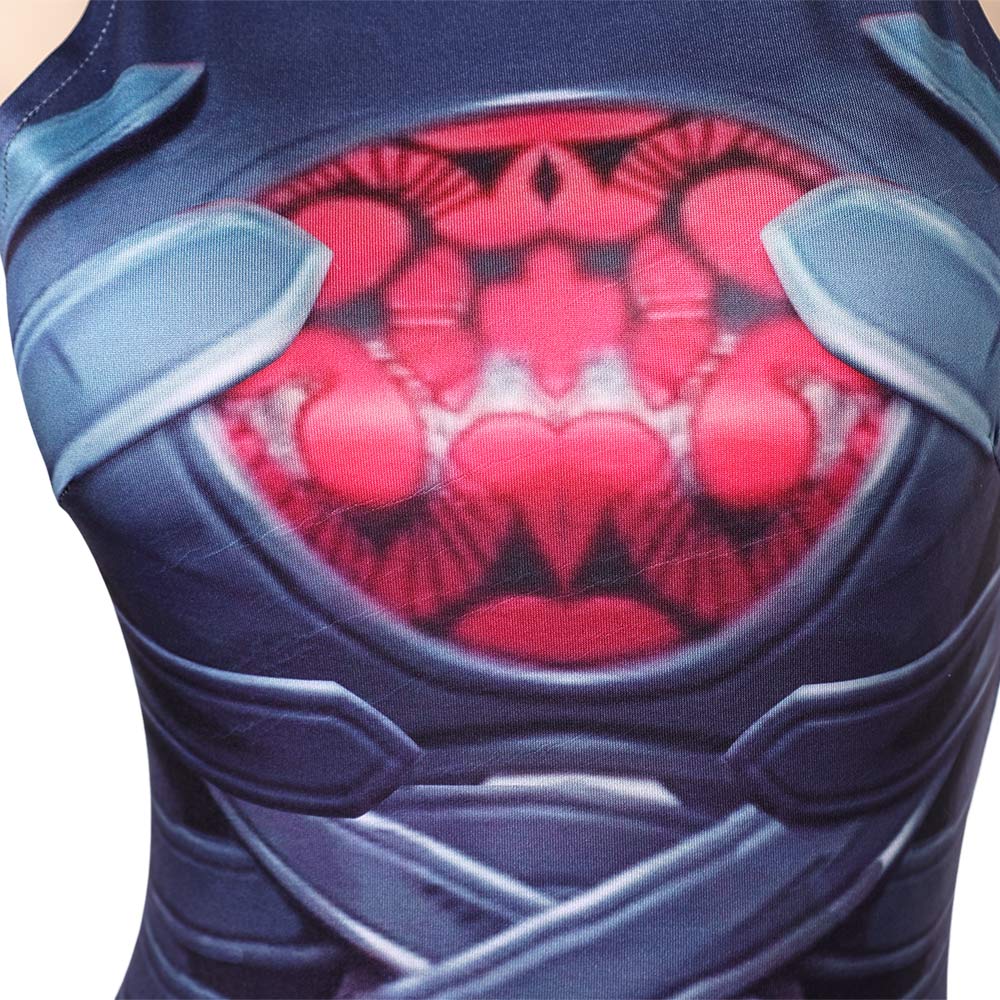 Susan Storm Women Blue One-piece Malice Swimsuit Cosplay Costume Outfits Halloween Carnival Suit
