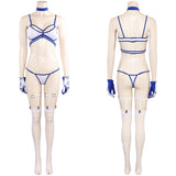 Susan Storm Women Blue White Bikini Set Swimsuit Cosplay Costume Outfits Halloween Carnival Suit