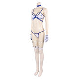 Susan Storm Women Blue White Bikini Set Swimsuit Cosplay Costume Outfits Halloween Carnival Suit