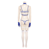 Susan Storm Women Blue White Bikini Set Swimsuit Cosplay Costume Outfits Halloween Carnival Suit