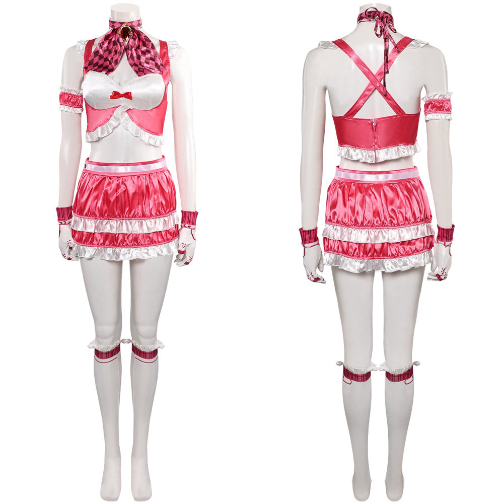 Tekken 8 Lili Women Pink Swimsuit Cosplay Costume Outfits Halloween Carnival Suit