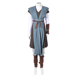 The Last Jedi Rey Women Blue Combat Outfit Cosplay Costume Outfits Halloween Carnival Suit