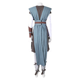 The Last Jedi Rey Women Blue Combat Outfit Cosplay Costume Outfits Halloween Carnival Suit