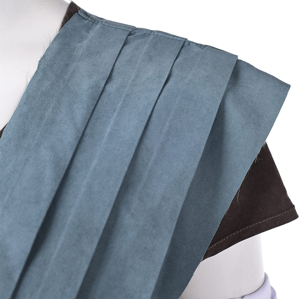 The Last Jedi Rey Women Blue Combat Outfit Cosplay Costume Outfits Halloween Carnival Suit