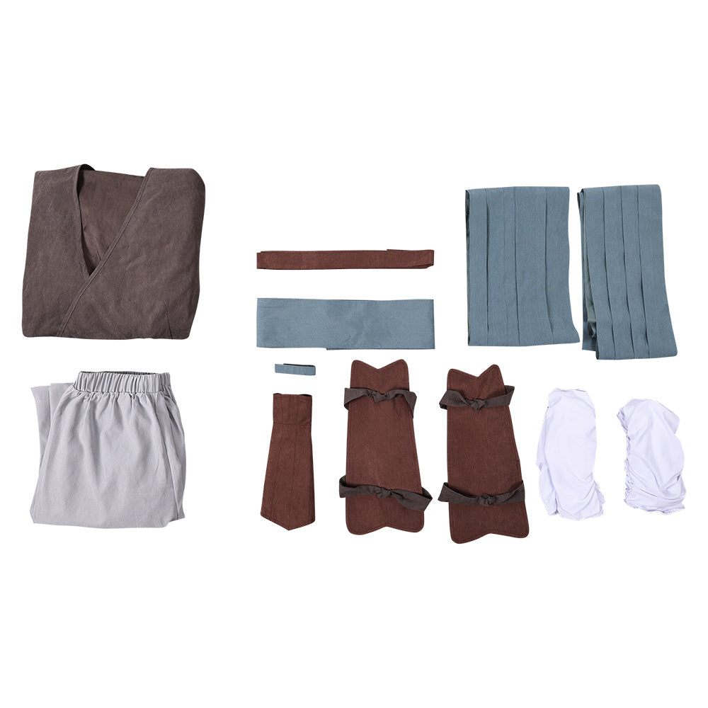 The Last Jedi Rey Women Blue Combat Outfit Cosplay Costume Outfits Halloween Carnival Suit