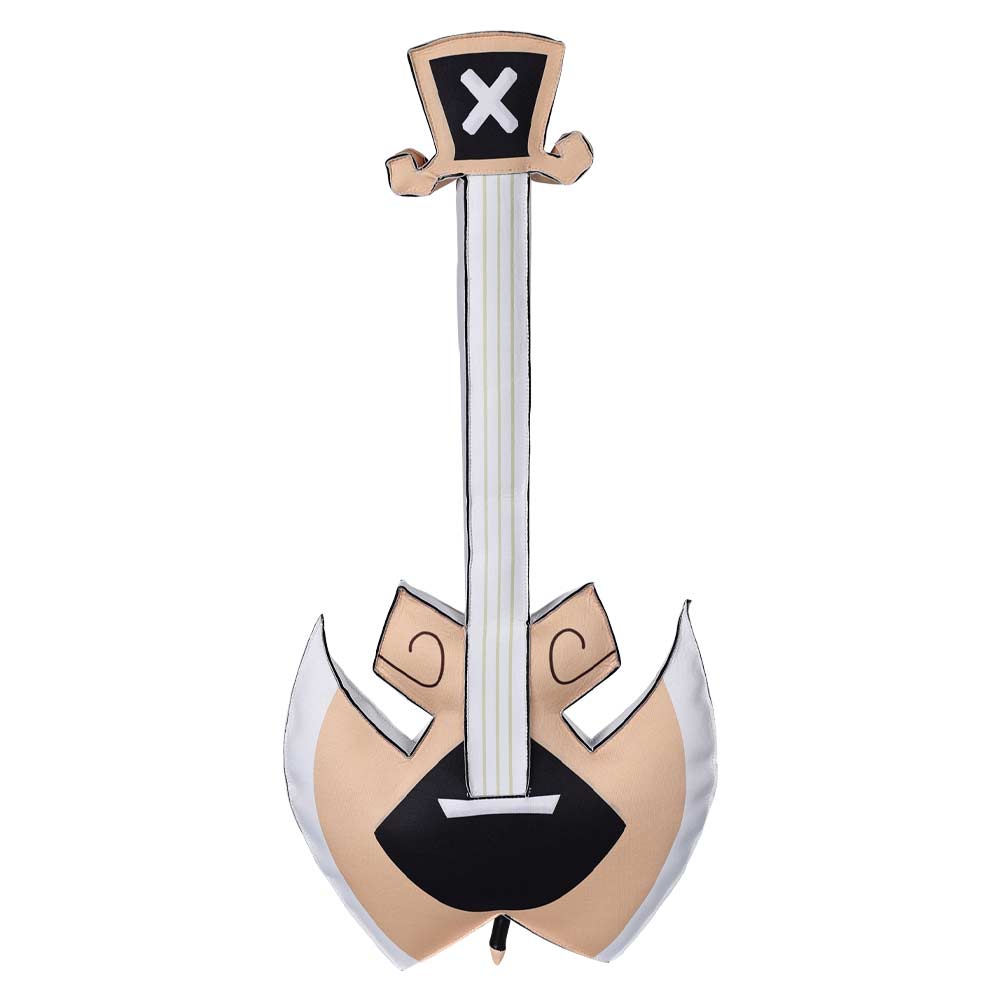 TV Hazbin Hotel Adam Cosplay Guitar Accessories Halloween Carnival Costume Prop