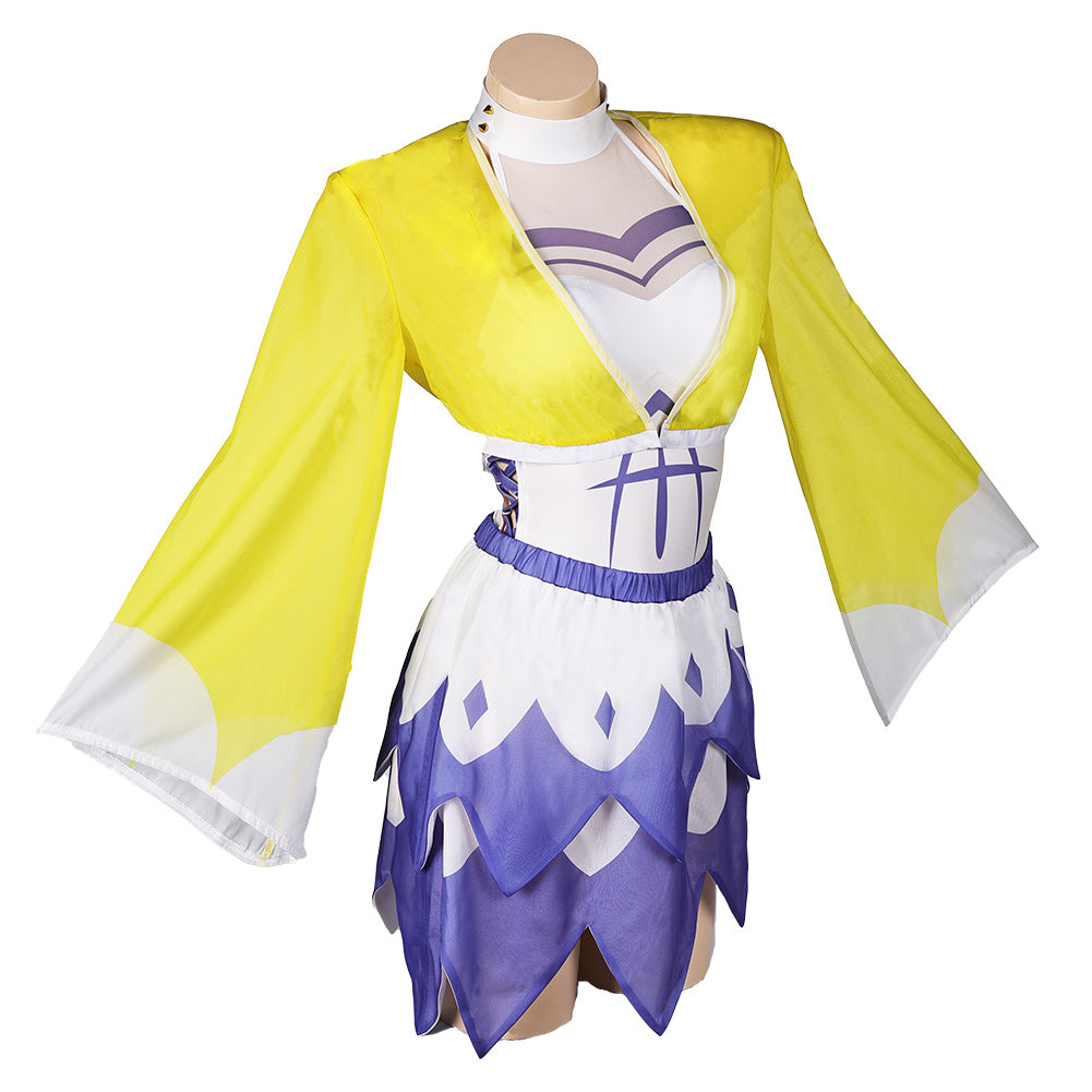 TV Hazbin Hotel Adam Women Blue Swimsuit Cosplay Costume Outfits Halloween Carnival Suit Original Design