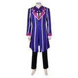 TV Hazbin Hotel Alastor Blue Outfit Cosplay Costume Outfits Halloween Carnival Suit
