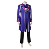 TV Hazbin Hotel Alastor Blue Outfit Cosplay Costume Outfits Halloween Carnival Suit