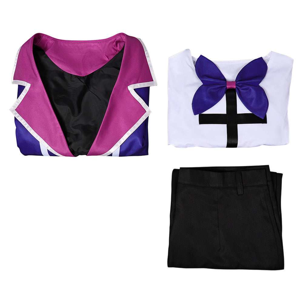 TV Hazbin Hotel Alastor Blue Outfit Cosplay Costume Outfits Halloween Carnival Suit