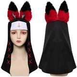 TV Hazbin Hotel Nun Alastor Cosplay Hat Halloween Carnival Costume Accessories