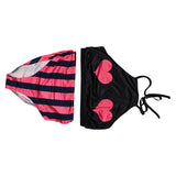 TV Hazbin Hotel Velvette Women Black Split Swimsuit Cosplay Costume Outfits Halloween Carnival Suit