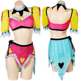 TV Helluva Boss Hazbin Hotel Fizzarolli Women Red Bikini Set Sexy Swimsuit Cosplay Costume Original Design