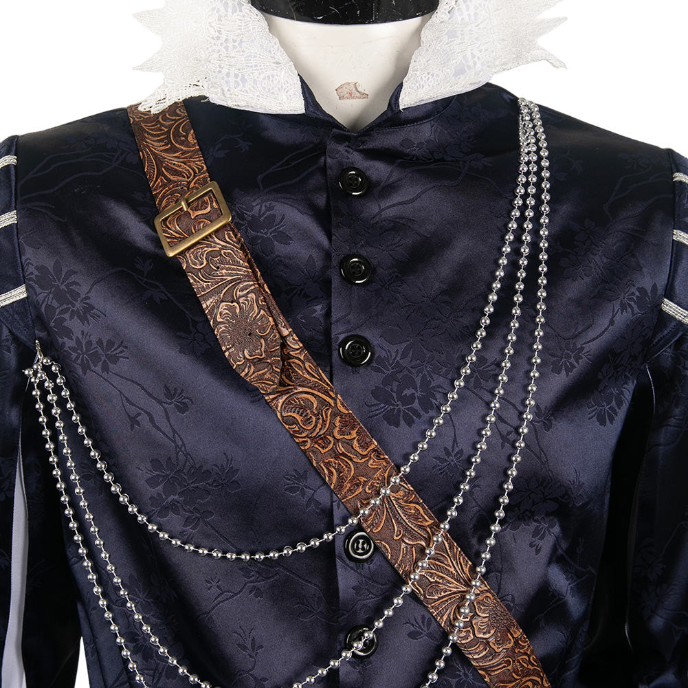 TV Mary & George 2024 George Blue Outfit Cosplay Costume Outfits Halloween Carnival Suit