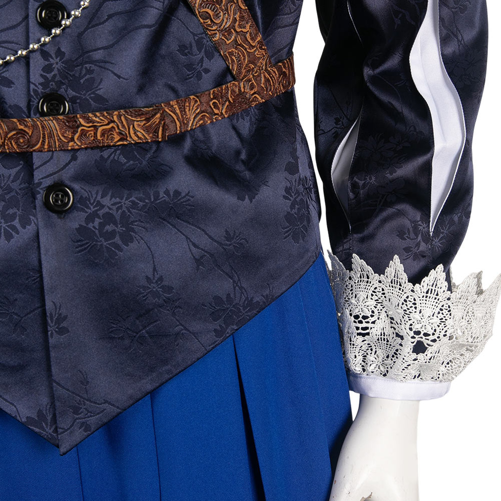 TV Mary & George 2024 George Blue Outfit Cosplay Costume Outfits Halloween Carnival Suit