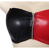 TV Suicide Squad Isekai 2024 Harley Quinn Women Red And Black Suit Cosplay Costume