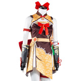 Genshin Impact Xiangling Halloween Carnival Suit Cosplay Costume Outfits
