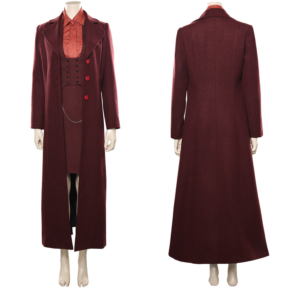 Fantastic Beasts: The Secrets of Dumbledore Eulalie Hicks Outfits Cosplay Costume Halloween Carnival Suit