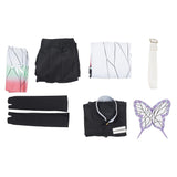 Demon Slayer Kochou Shinobu Cosplay Costume Kids Children Uniform Outfit Halloween Carnival Suit